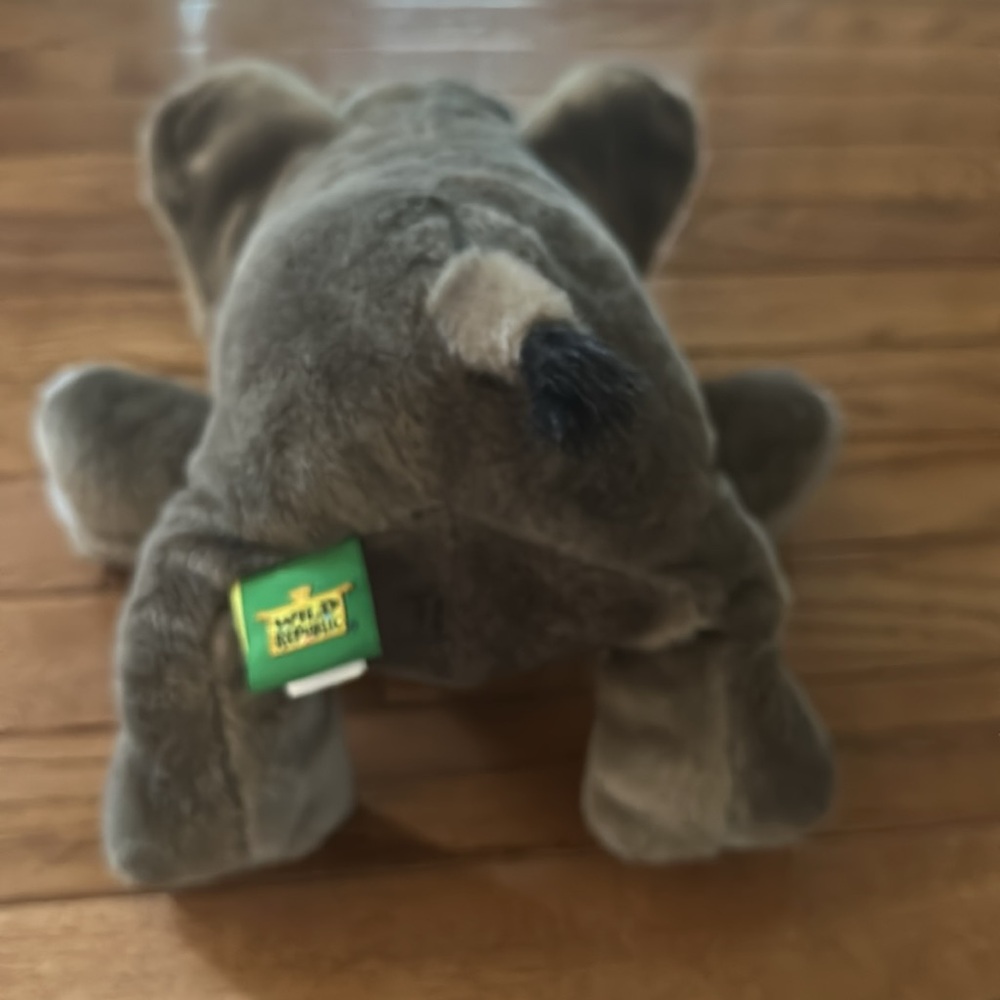 🐘 WILD REPUBLIC Gray Elephant Stuffed Animal stuffie kids toy - Picture 8 of 9